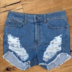 Carmar High Waisted Jean Shorts